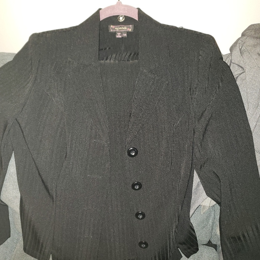 Juniors black pantsuit